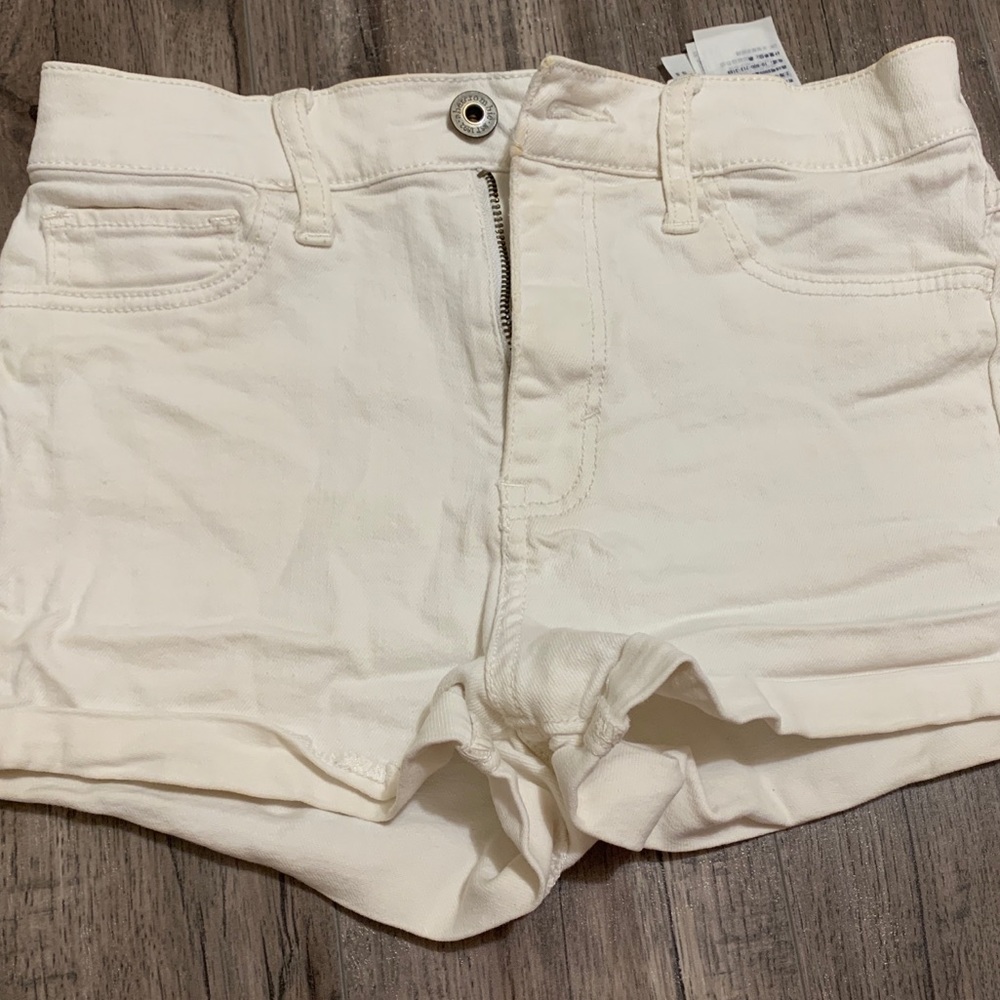 high waisted jean shorts